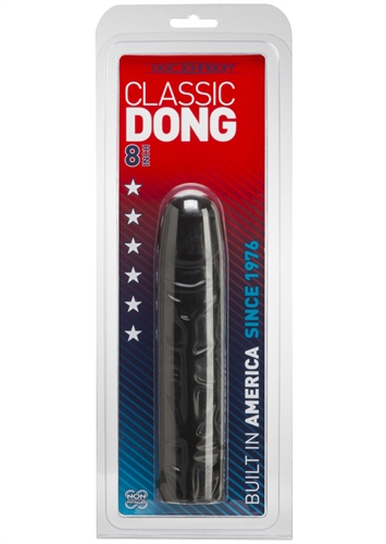 Classic 8 Inch Dong - Black